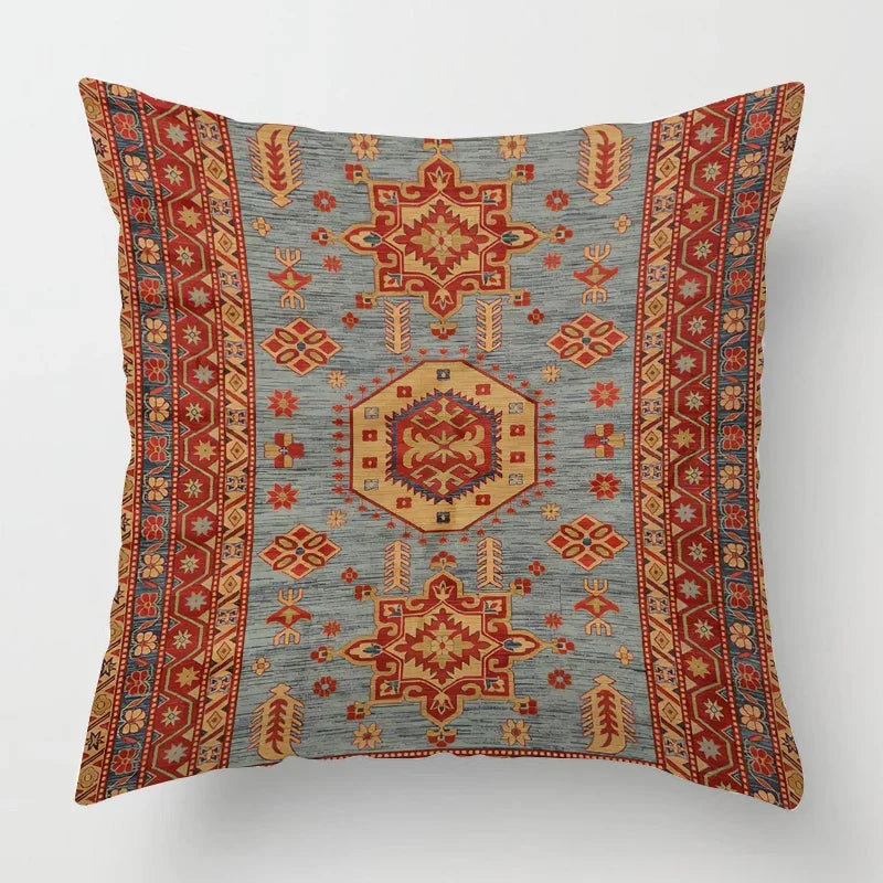 Funda de Almohada Decorativa con Patrón Artístico