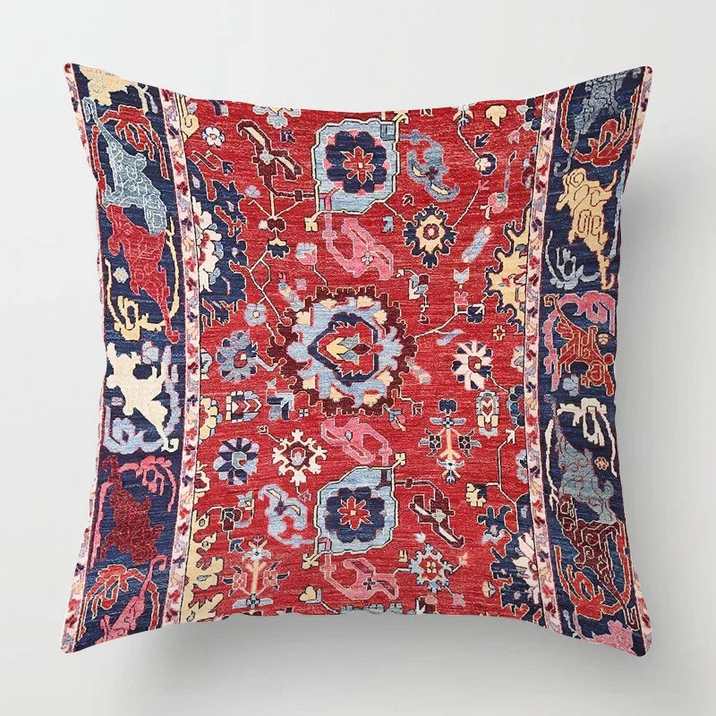 Funda de Almohada Decorativa con Patrón Artístico