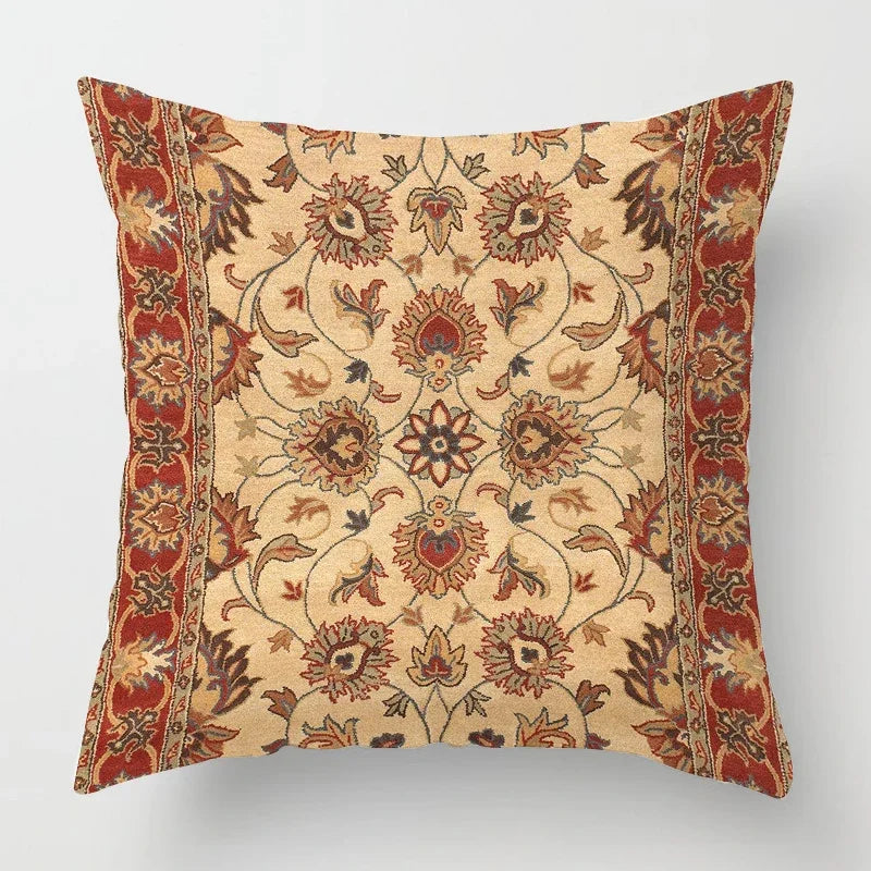 Funda de Almohada Decorativa con Patrón Artístico