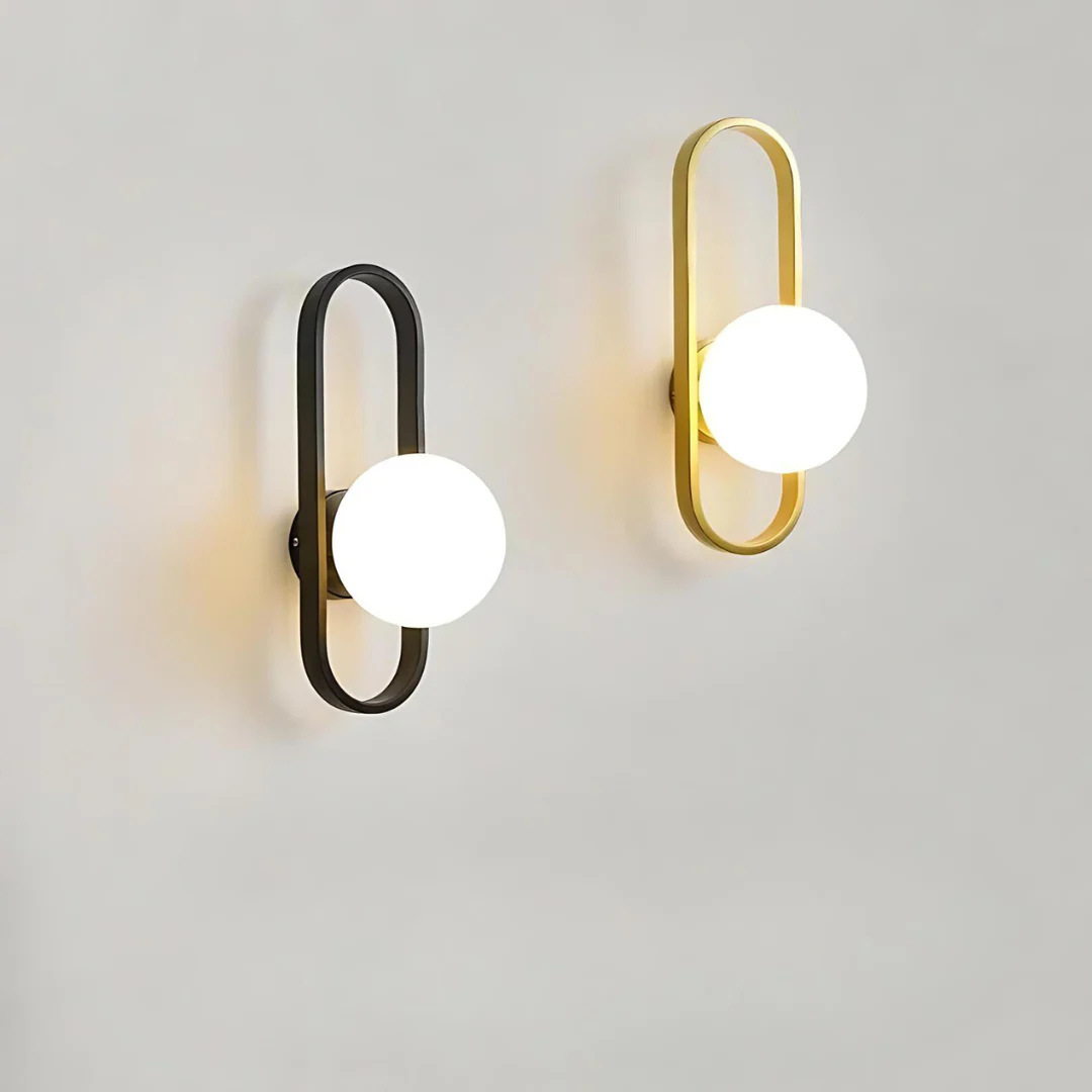 AstraGlow | Modern Glass Wall Sconce Lamp