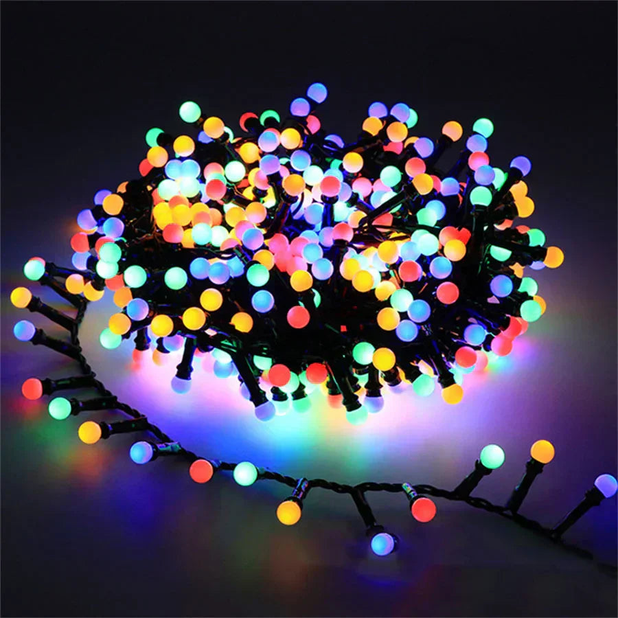 LED Ball Shaped String Fairy Lights