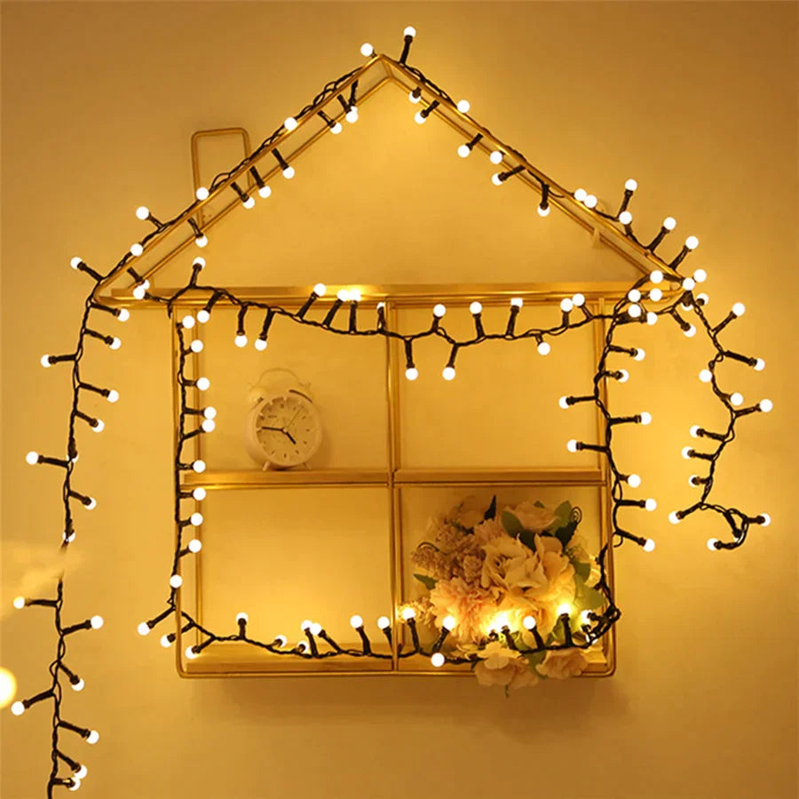 LED Ball Shaped String Fairy Lights