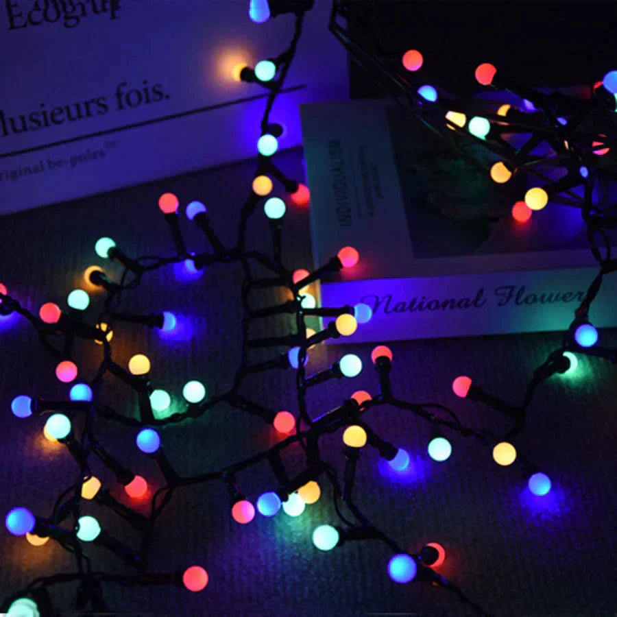 LED Ball Shaped String Fairy Lights