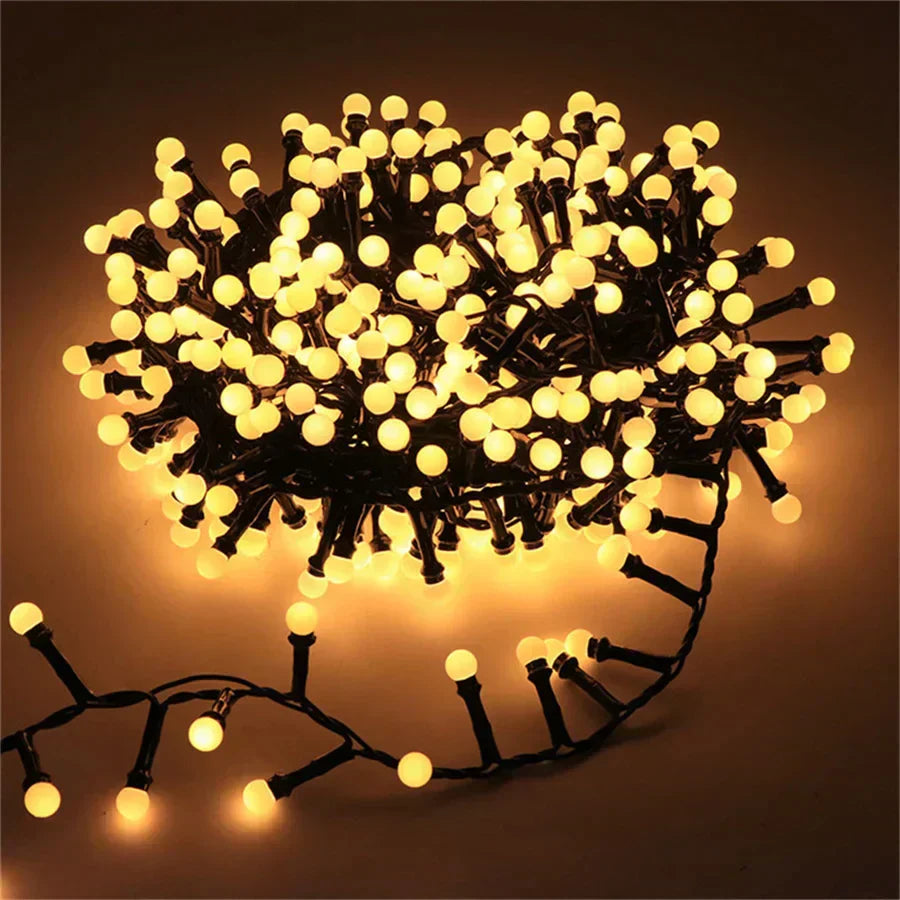 LED Ball Shaped String Fairy Lights
