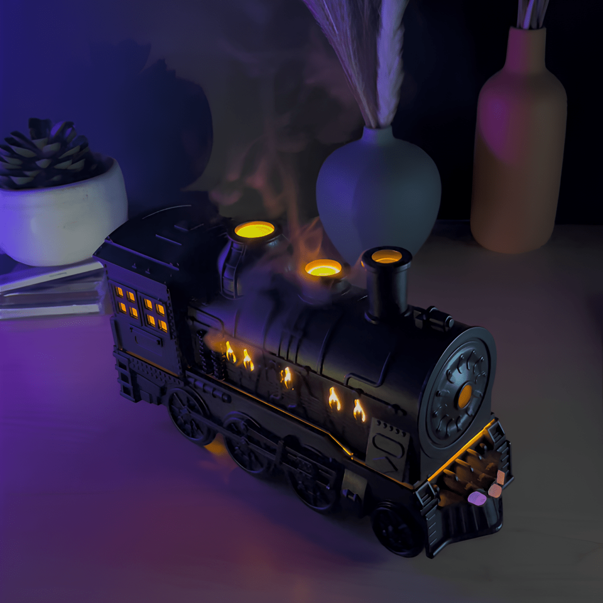 Aurumist | Vintage Dampflokomotive Luftbefeuchter