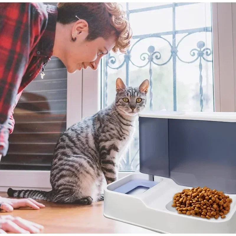 Automatic Pet Feeder and Water Dispenser