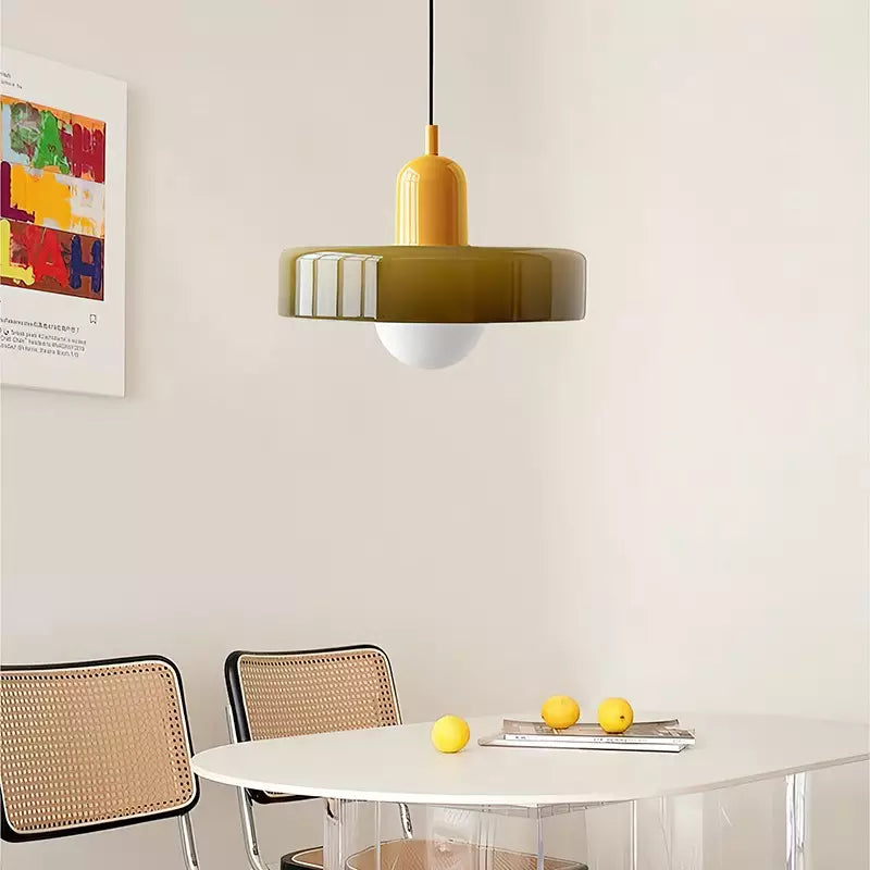 Bauhaus | Pendant light made of colored glass