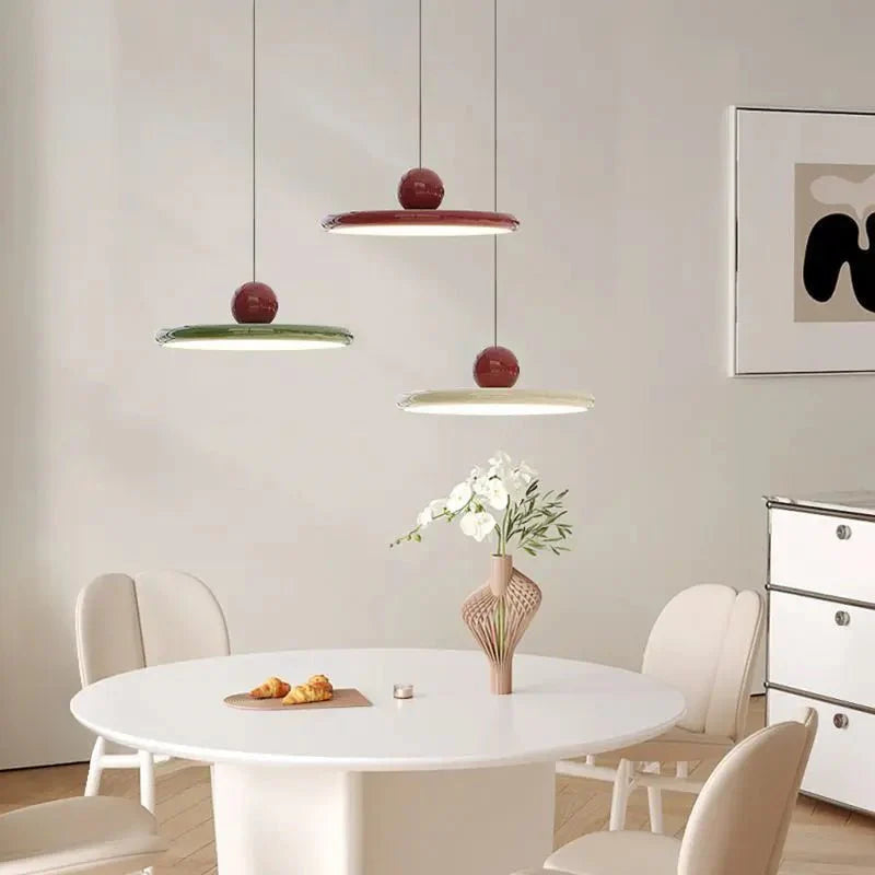 Lampada a sospensione in vetro Eleganza Bauhaus