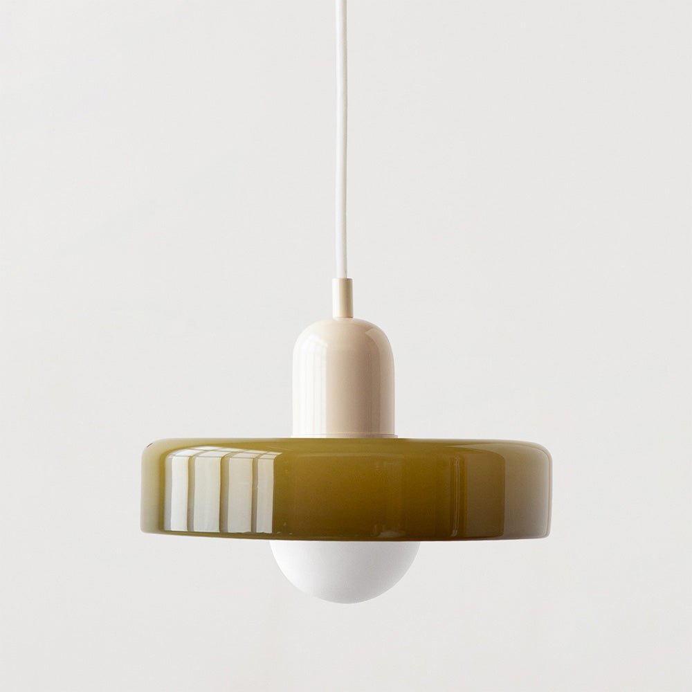 Lampada a sospensione in vetro