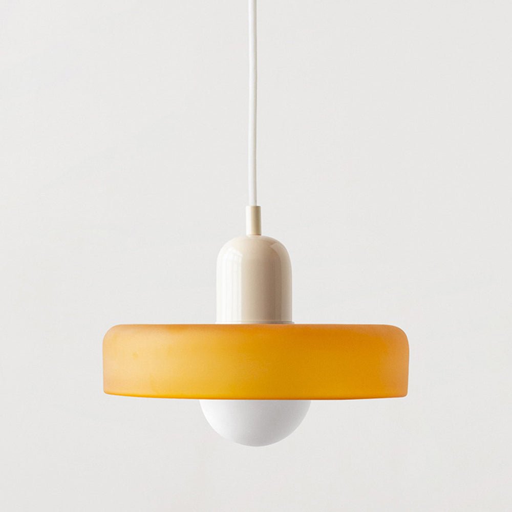 Lampada a sospensione in vetro