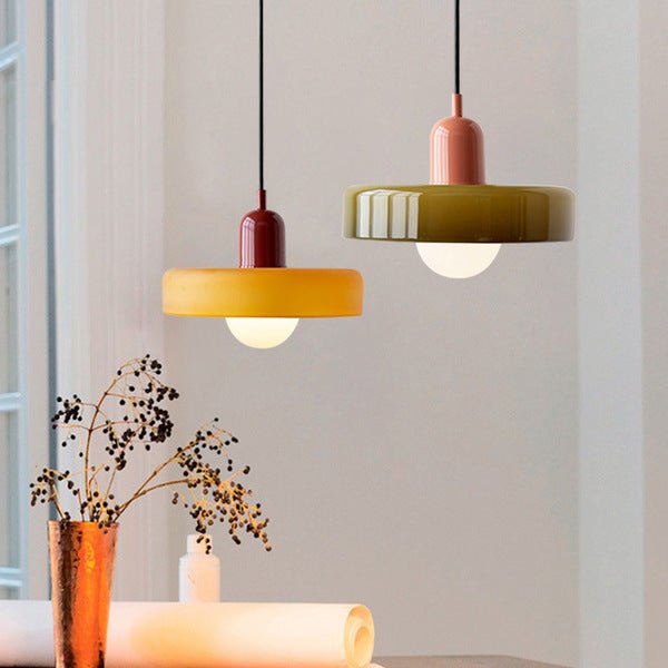 Lampada a sospensione in vetro