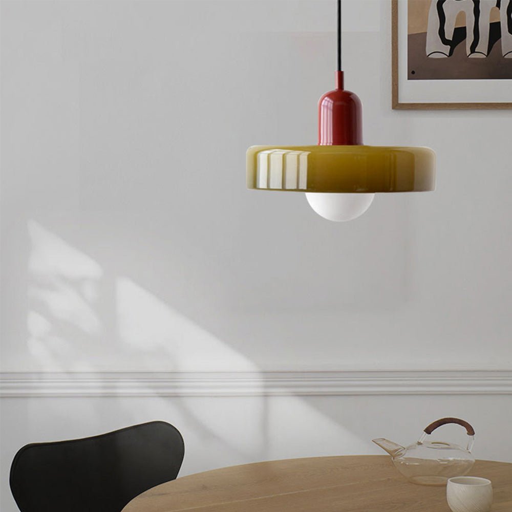 Lampada a sospensione in vetro