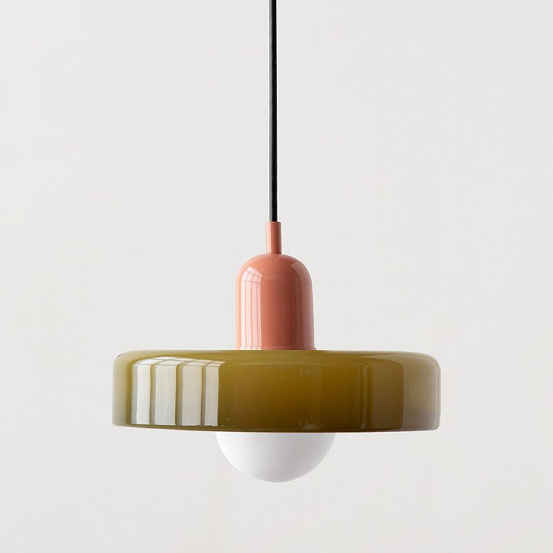 Lampada a sospensione in vetro
