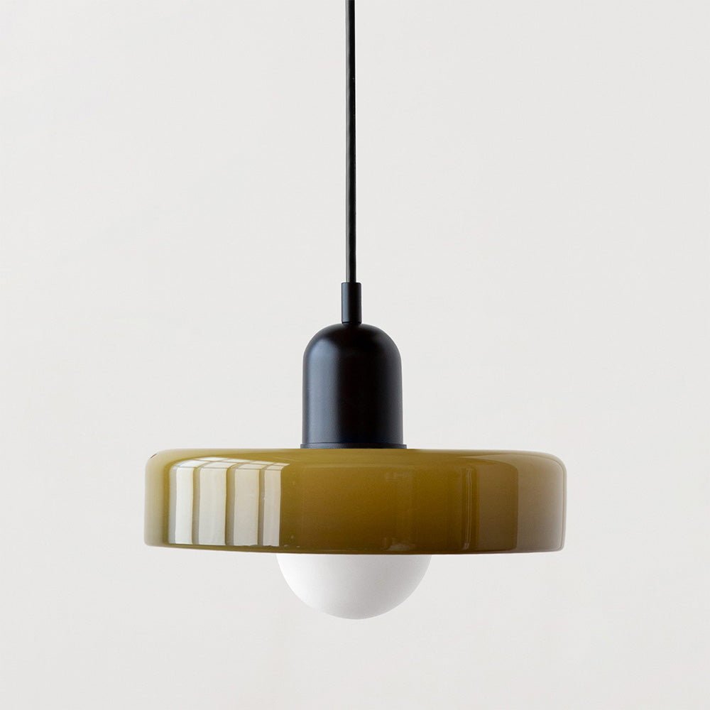 Lampada a sospensione in vetro