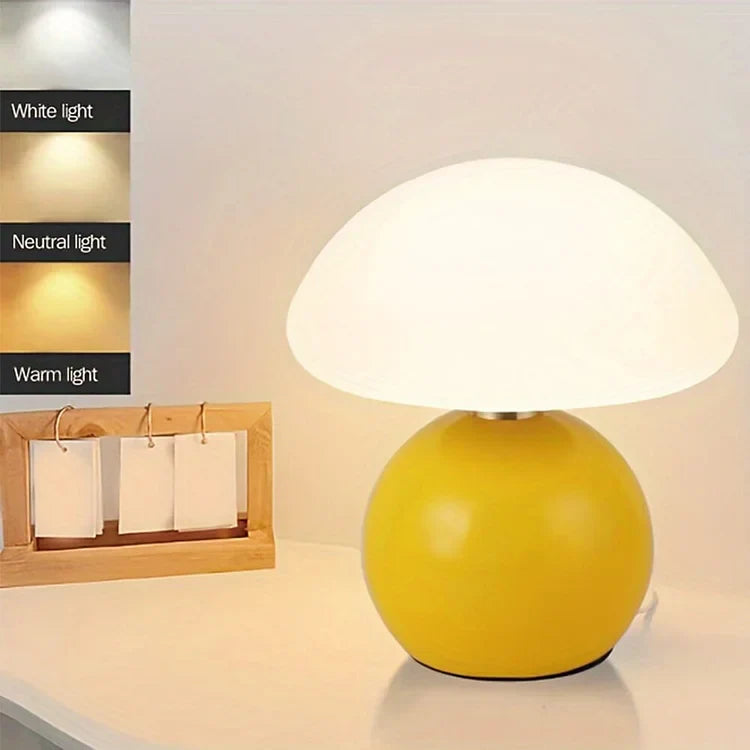 Paddestoel ontwerp LED tafellamp