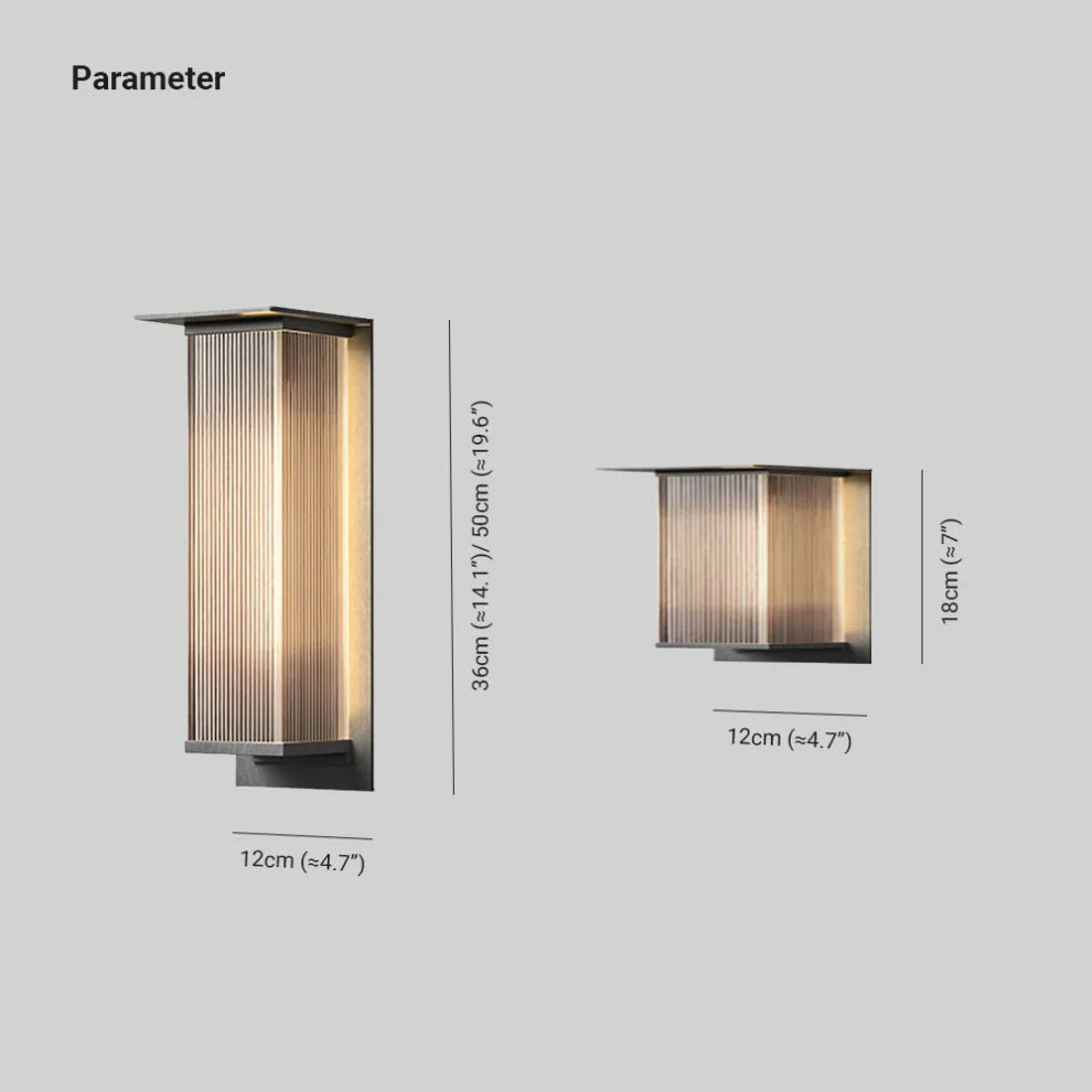 Belisara | Modern Outdoor Wall Sconce Lamp