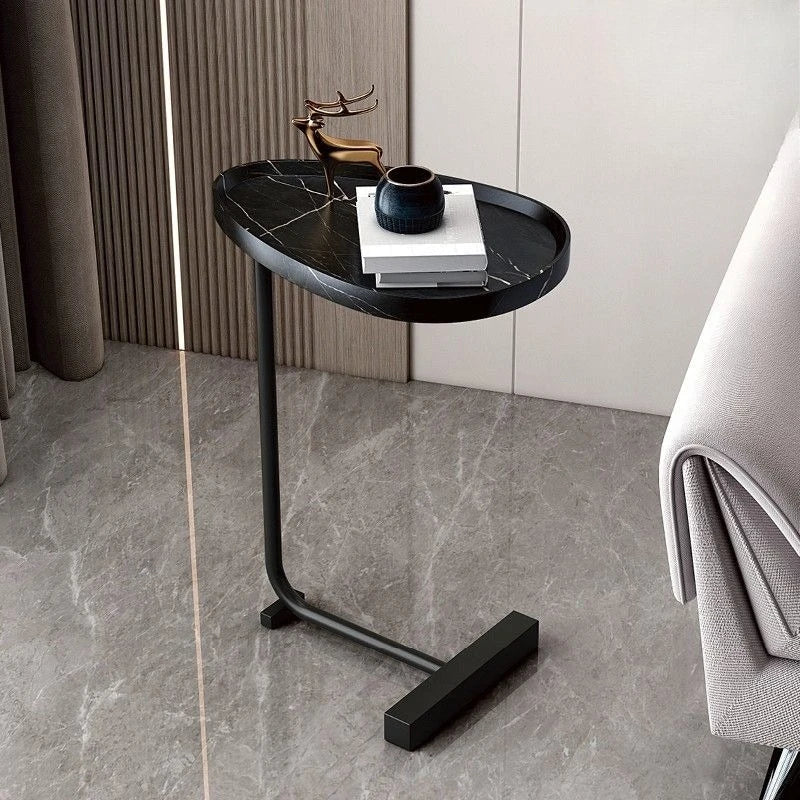 C-Shaped Mobile Side Table