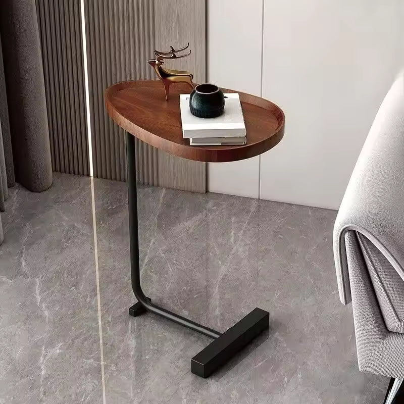 C-Shaped Mobile Side Table
