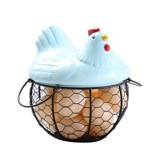 Ceramic Egg Holder with Charming Chicken Design