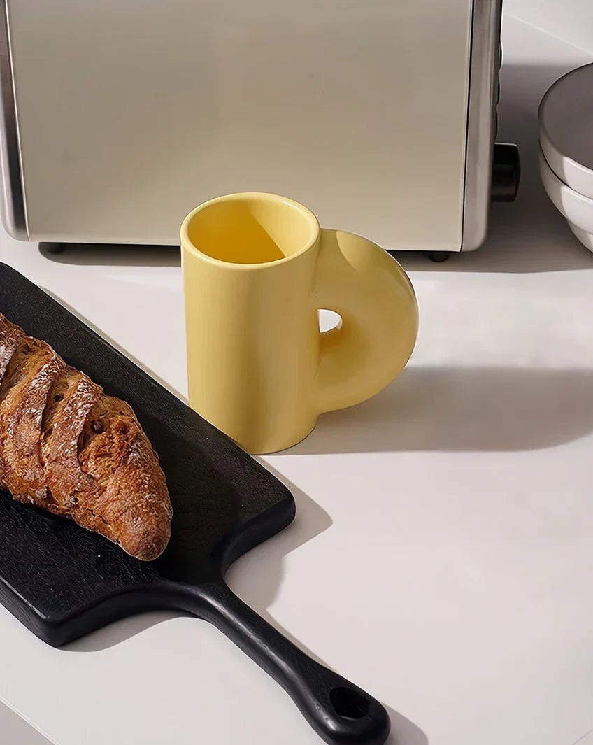 Handgemachte Porzellan-Kaffeetasse