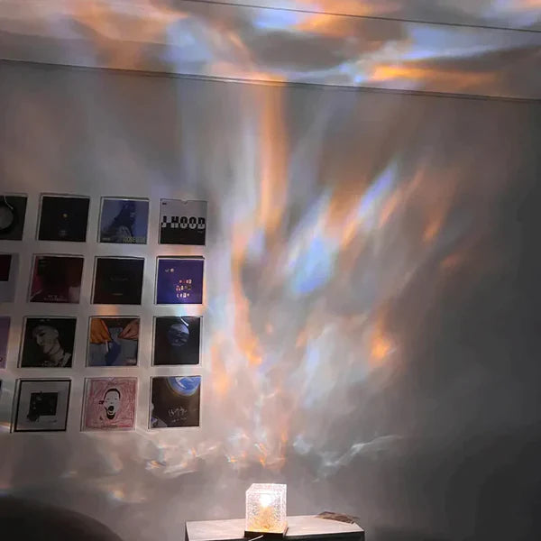Color-Changing LED Cube Light with Remote Control – 12 Colors, 4 Speed Settings, Acrylic Crystal Lamp 3
