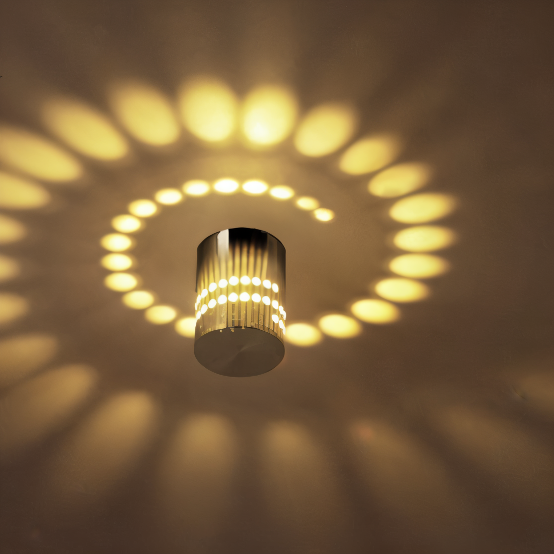 Colorful Spiral LED Wall Sconce Lighting
