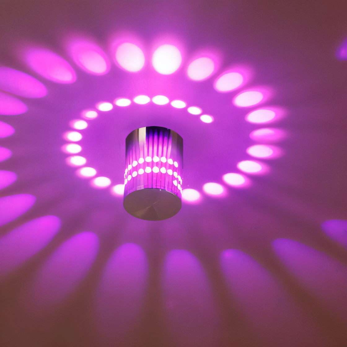 Colorful Spiral LED Wall Sconce Lighting