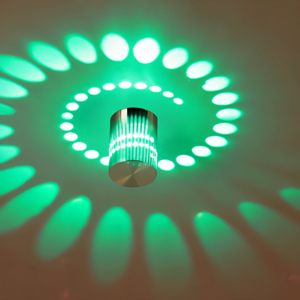 Colorful Spiral LED Wall Sconce Lighting