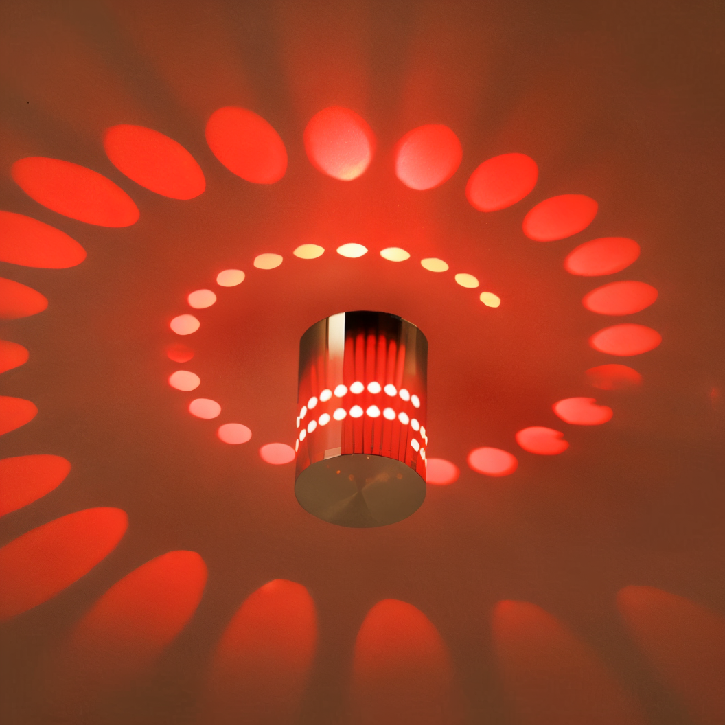 Colorful Spiral LED Wall Sconce Lighting