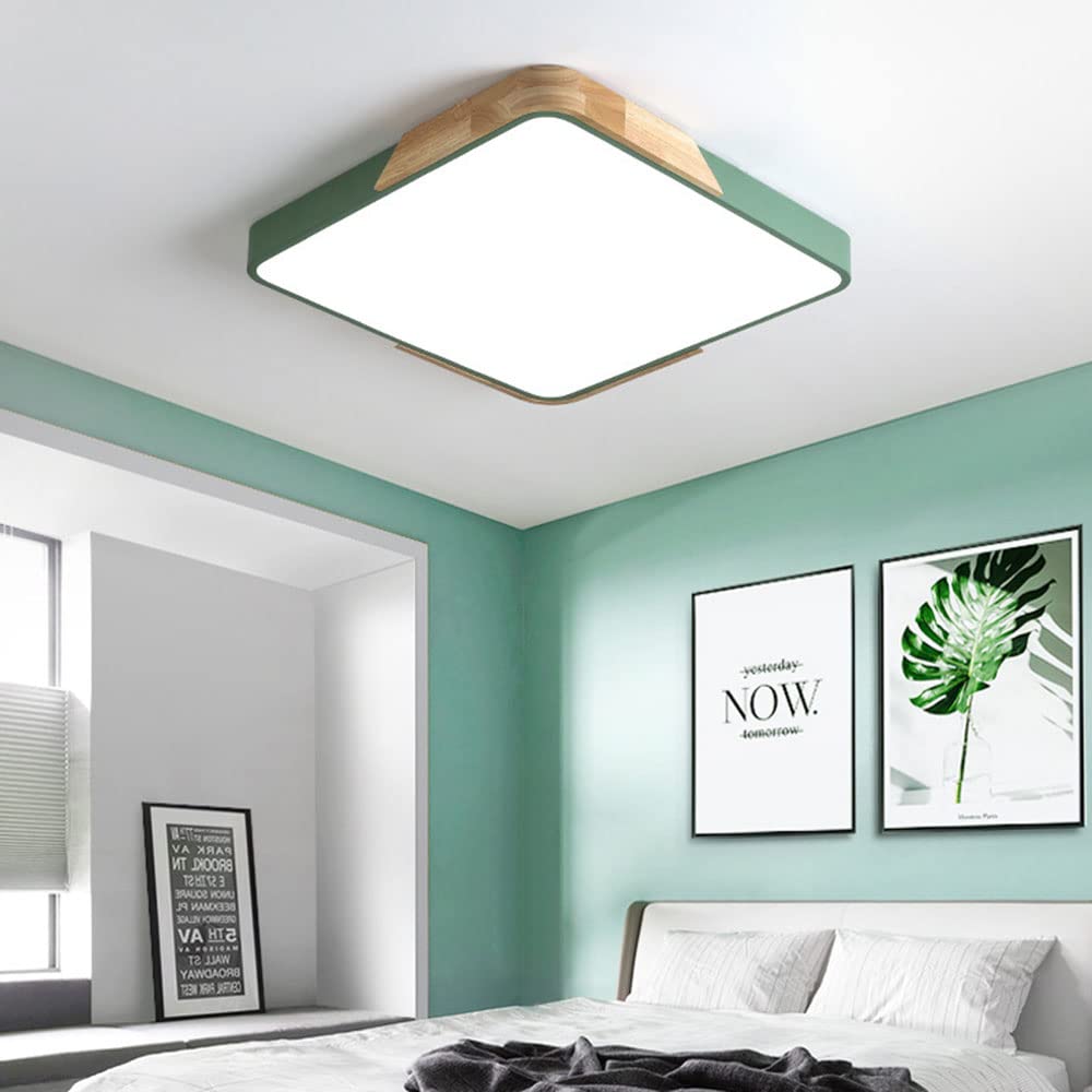 Colorful Square Flush Mount Ceiling Light