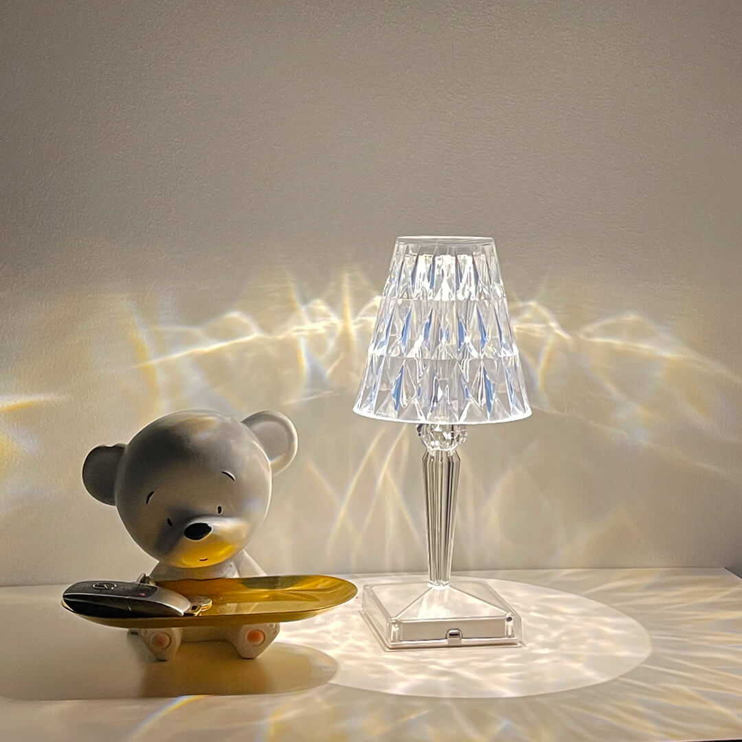 Draadloze LED Kristallen Lamp met Touchbediening