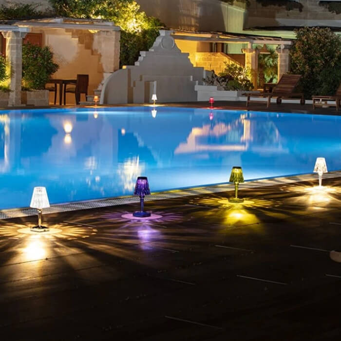 Draadloze LED Kristallen Lamp met Touchbediening