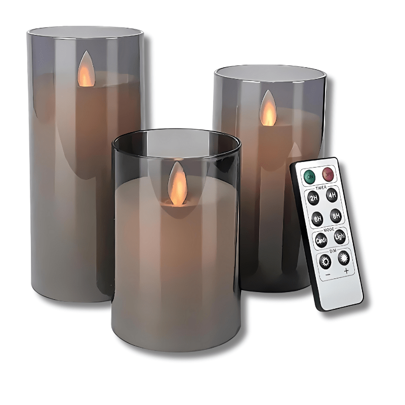 CozioGlow | Juego de Velas LED Sin Llama con Control Remoto