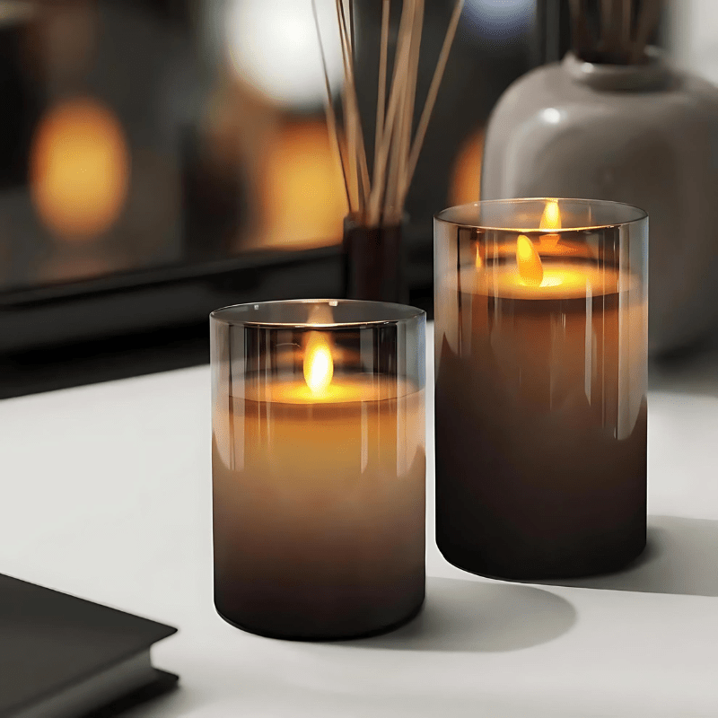 CozioGlow | Juego de Velas LED Sin Llama con Control Remoto