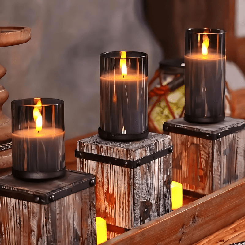CozioGlow | Juego de Velas LED Sin Llama con Control Remoto