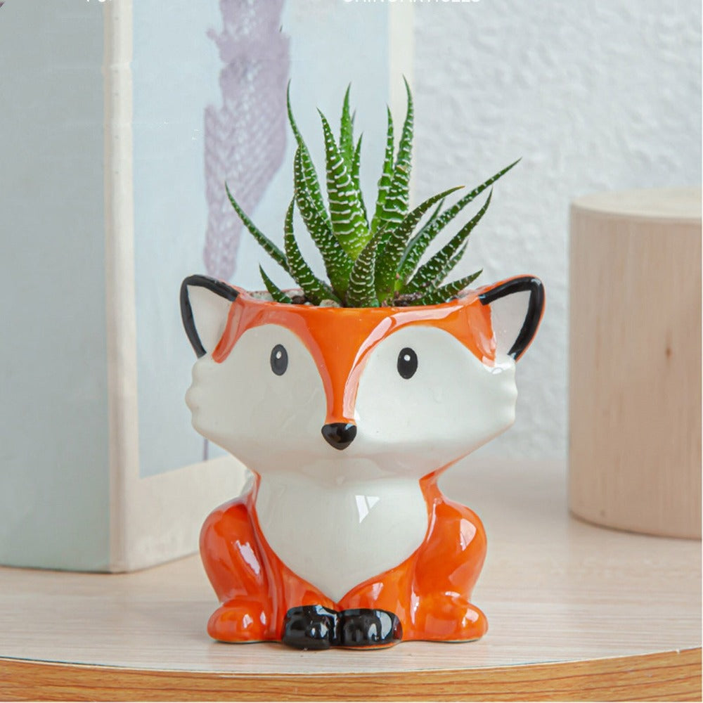 Creatieve dierenvormige plantenpotten voor vetplanten en kleine kamerplanten