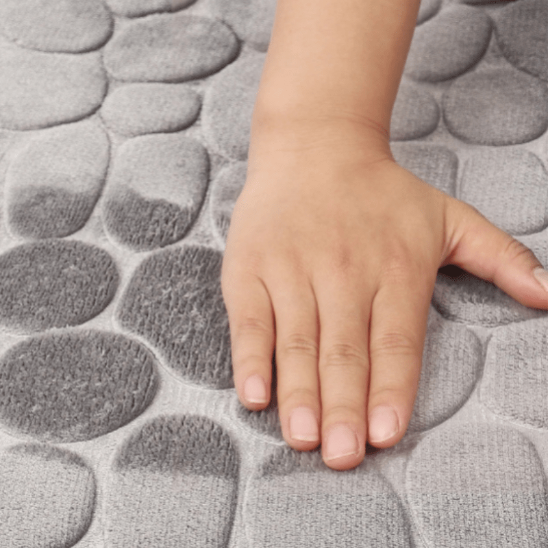 Ergonomisch geformte Badezimmerkammermatte