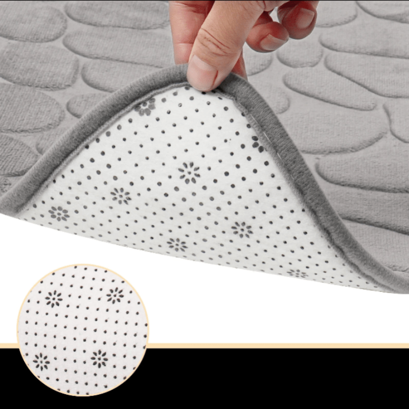 Ergonomisch geformte Badezimmerkammermatte
