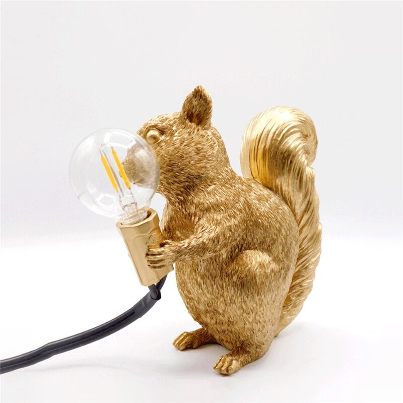 Cute Squirrel Table Lamp