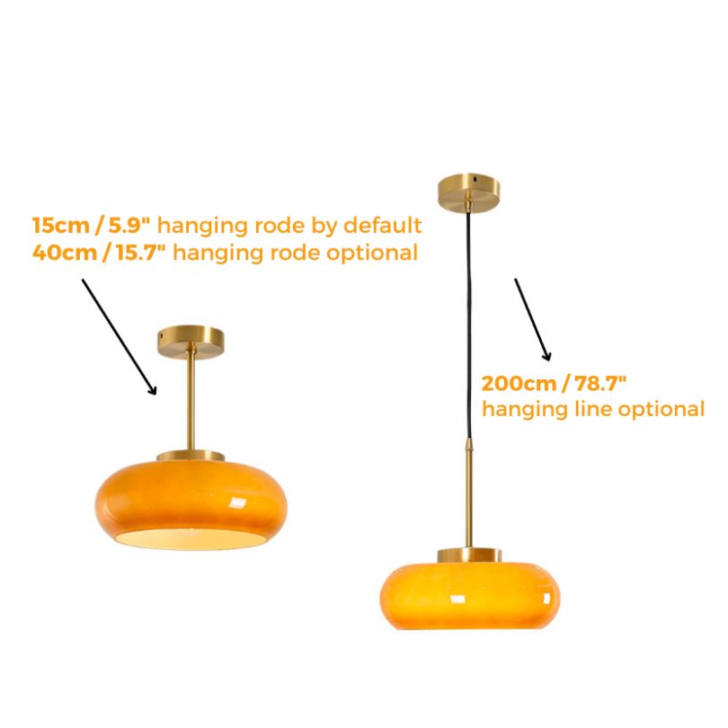Domelight | 11" Vintage Semi Flush Ceiling Light