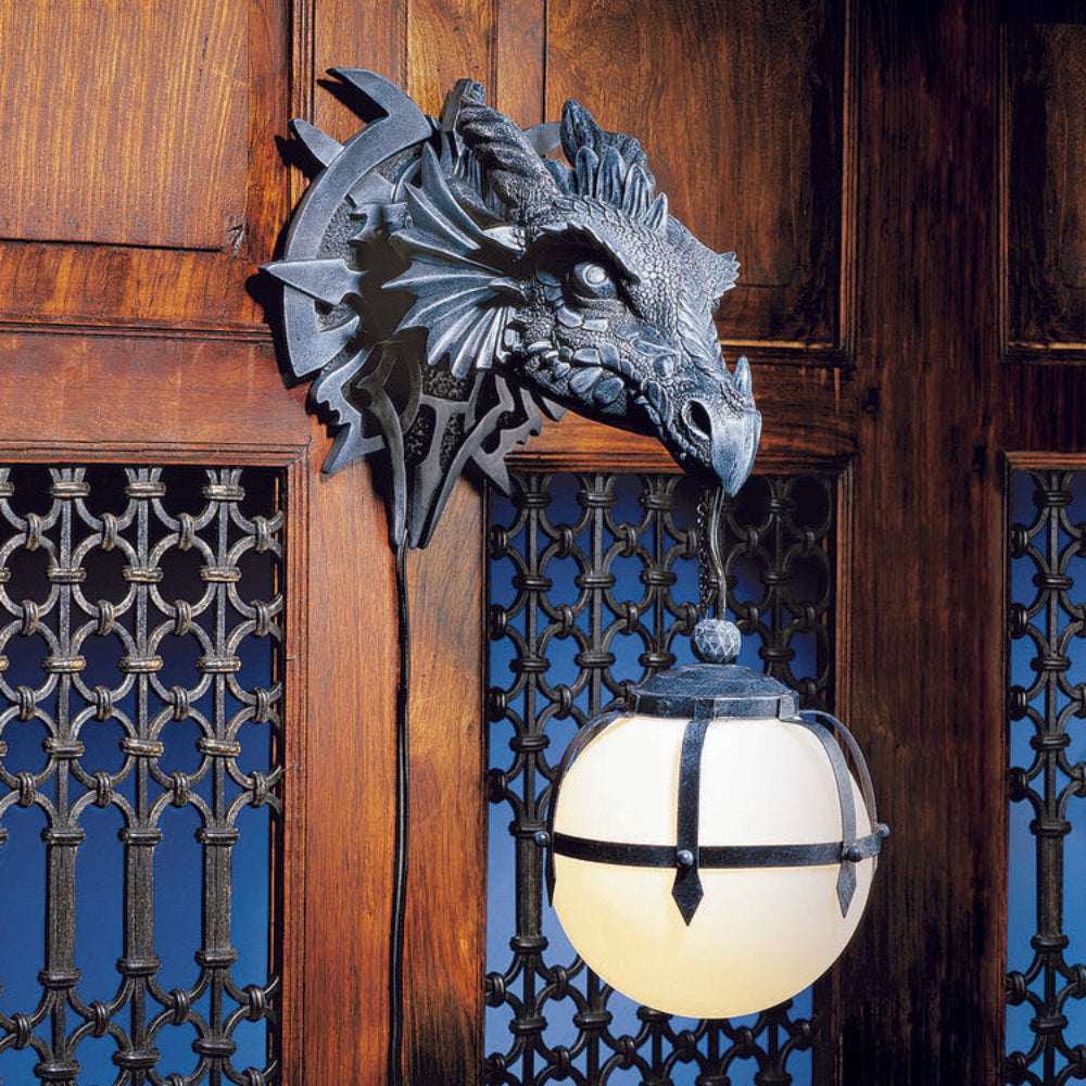 Draxia | LED Wall Sconce Light with Dragon Head Design 1