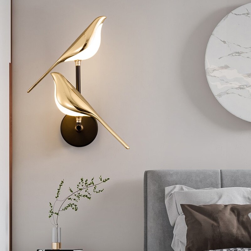 Elegant Bird-Shaped LED Wall Sconce Light