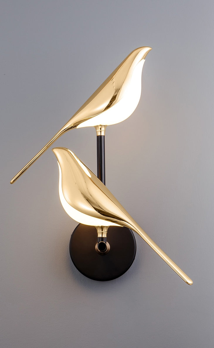 Elegant Bird-Shaped LED Wall Sconce Light