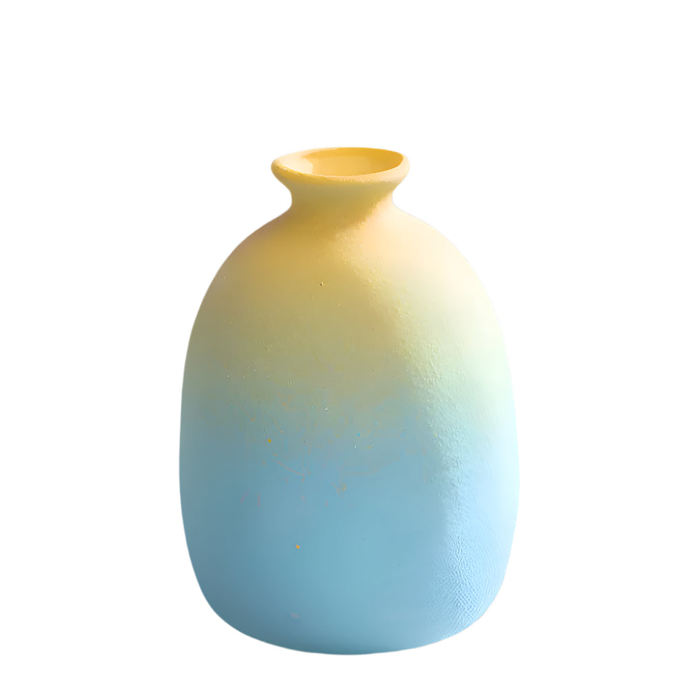Elegant Ceramic Vase in Macaron Colors
