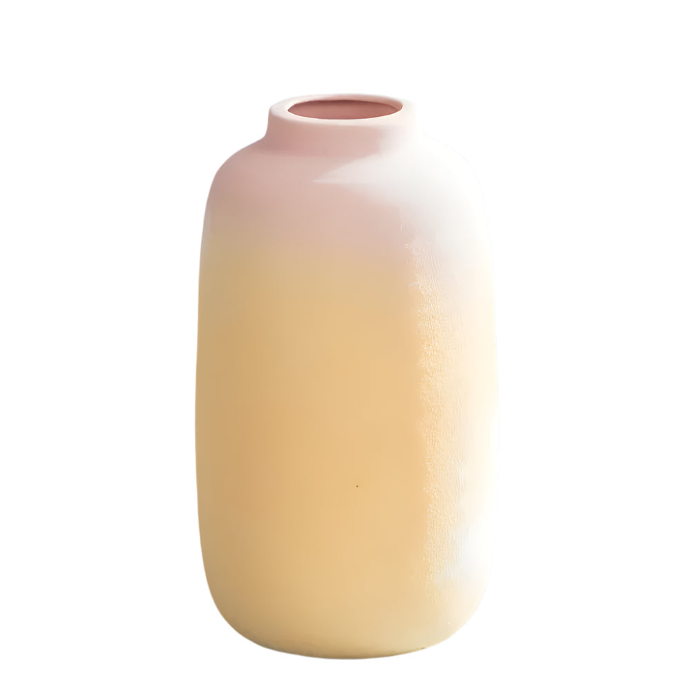 Elegante Keramikvase in Macaron-Farben für Wohnkultur
