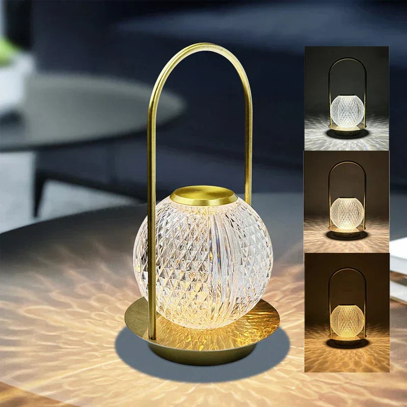Elegant Crystal Table Lamp