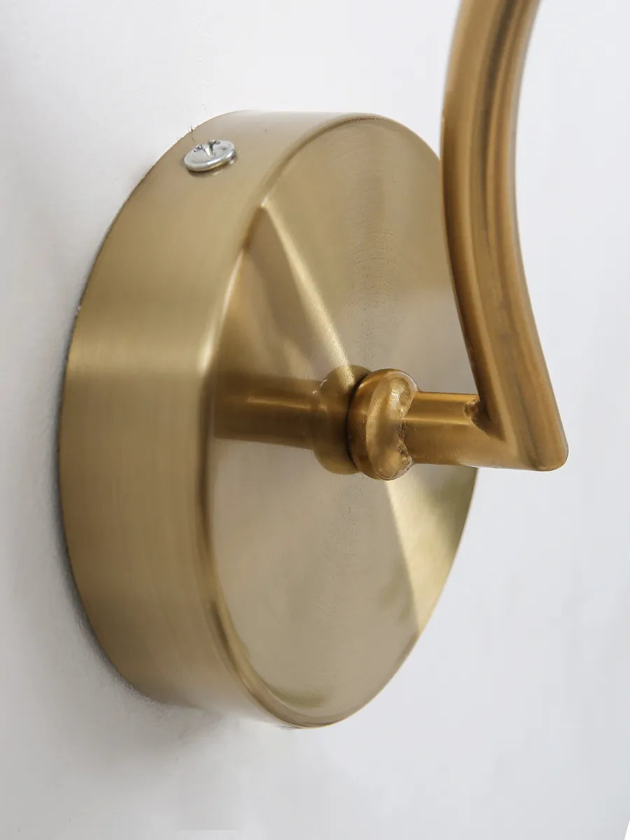 Elegant Glass Wall Sconce Lighting with LED for Modern Home Decor