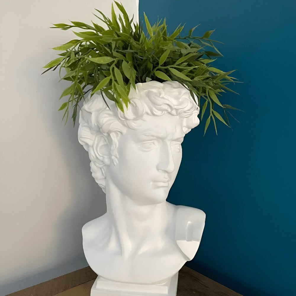 Elegant Greek God Flower Vase