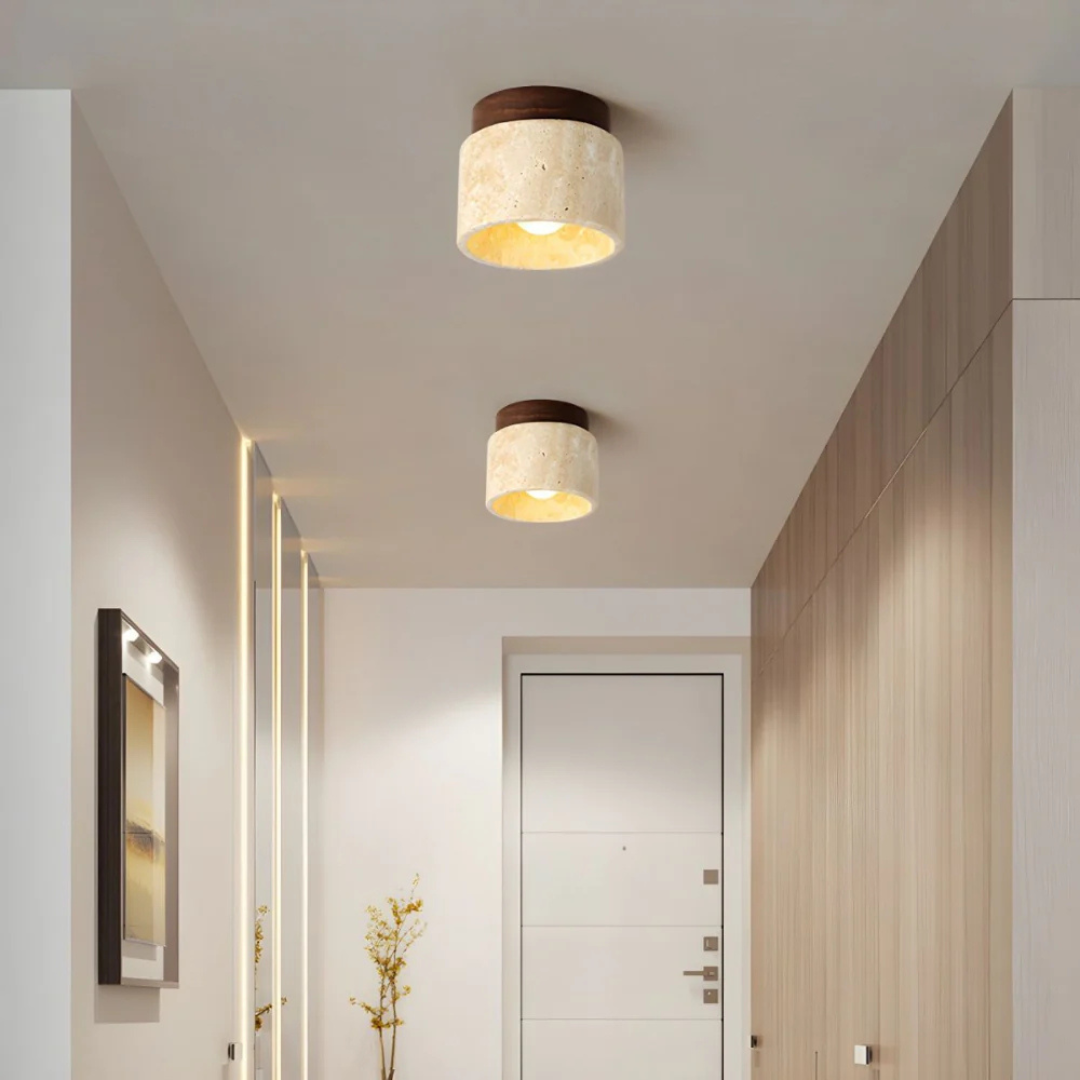 Elegant Japanese Warm White LED Ceiling Lamp