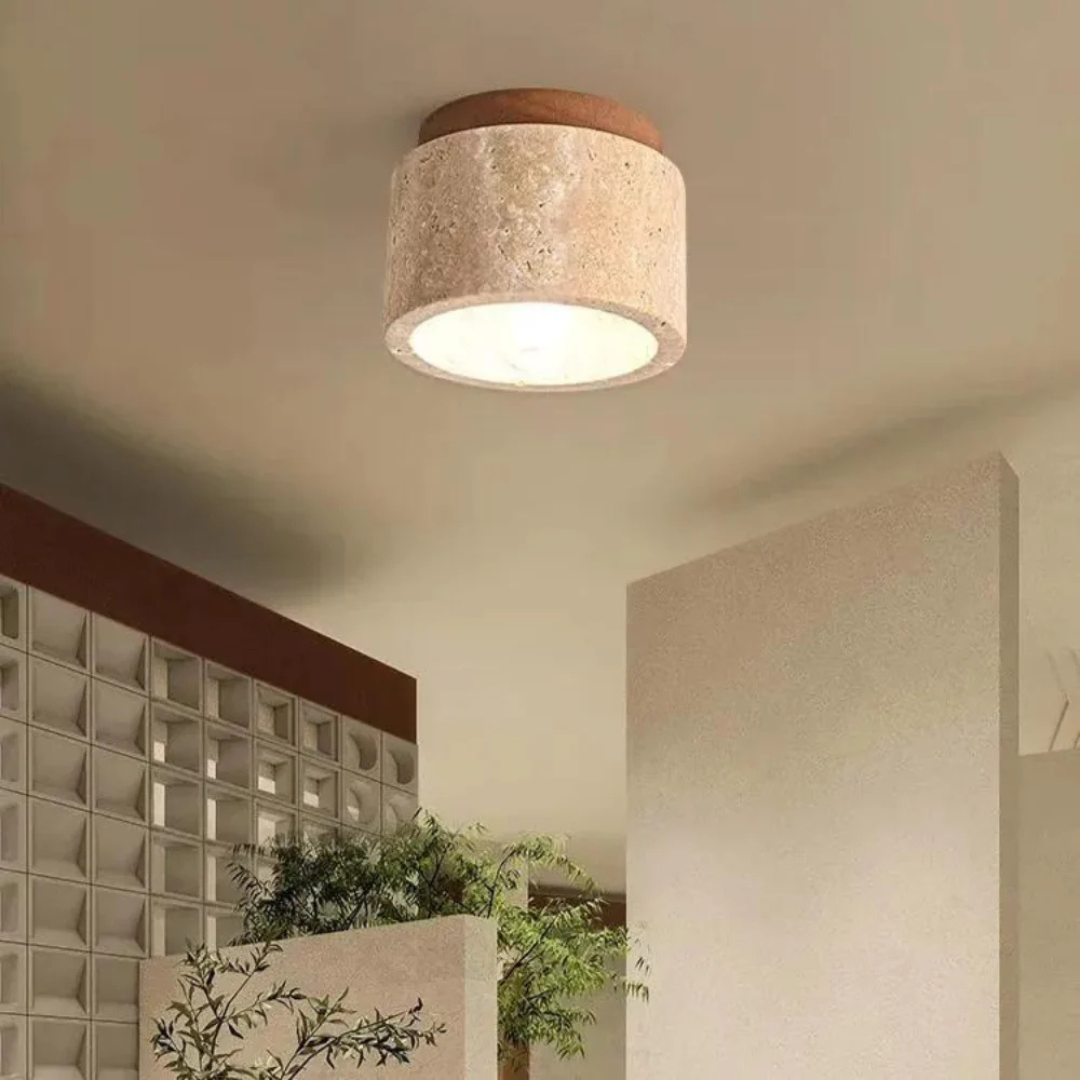 Elegant Japanese Warm White LED Ceiling Lamp